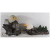 Image 1 : PAIR OF LARGE EAGLE FIGURES