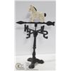 Image 1 : SHOW HOME HEAVY METAL WEATHER VANE,HORSE ON TOP