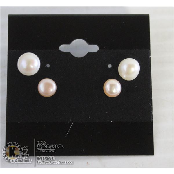 #23-FRESH WATER PEARL STUD EARRINGS