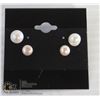 Image 1 : #23-FRESH WATER PEARL STUD EARRINGS