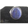 Image 1 : #122-NATURAL LAPIZ LAZULI RING SIZE 6.5
