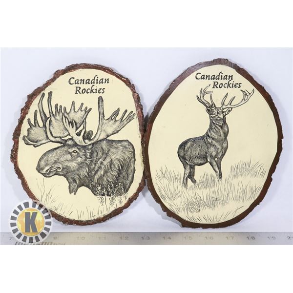 SET OF 2 WALL PLAQUES