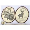 SET OF 2 WALL PLAQUES