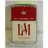 Image 1 : VINTAGE L&M CIGGARETTE ADVERTISING LIGHTER