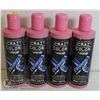 LOT OF 4 CRAZY COLOR SHAMPOO - BLUE