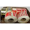 Image 1 : LOT OF ROLLS; EQUIPMENT STICKERS - NON CONFIRM &