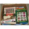 ESTATE BOX OF VINTAGE CHRISTMAS ORNAMENTS