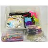 Image 1 : BIN OF ASSORTED SCRAPBOOKING MATERIALS