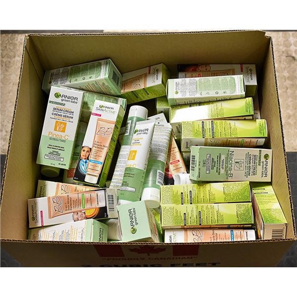 FLAT LOT OF GARNIER FACE PRODUCTS - NO SHIPPING