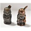 Image 1 : LITTLE BOY/GIRL NATIVE SALT&PEPPER SHAKERS 1960'S