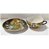 Image 1 : JAPANEESE TEA CUP / PLATE DRAGON DESIGN