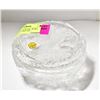Image 1 : FRENCH 24% CRYSTAL BOWL W/EAGLE ETCHED LID