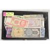 Image 1 : BOX OF FOREIGN CURRENCY INCLUDES WW2 ALLIED