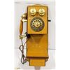 Image 1 : VINTAGE WOODEN WALL ROTARY PHONE