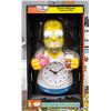 Image 1 : BRAND NEW SEALED HOMER SIMPSON CLOCK