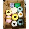Image 1 : BOX W/ CROCHETTING YARN