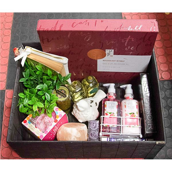 BOX OF BATH & BODY ESSENTIALS & MORE