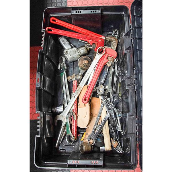 BOX WITH ASSORTED TOOLS