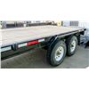 Image 2 : 1987 CUSTOM BUILT UTILITY FLATDECK TRAILER W/ BRAND NEW PENTLE HITCH