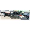 Image 3 : 1987 CUSTOM BUILT UTILITY FLATDECK TRAILER W/ BRAND NEW PENTLE HITCH