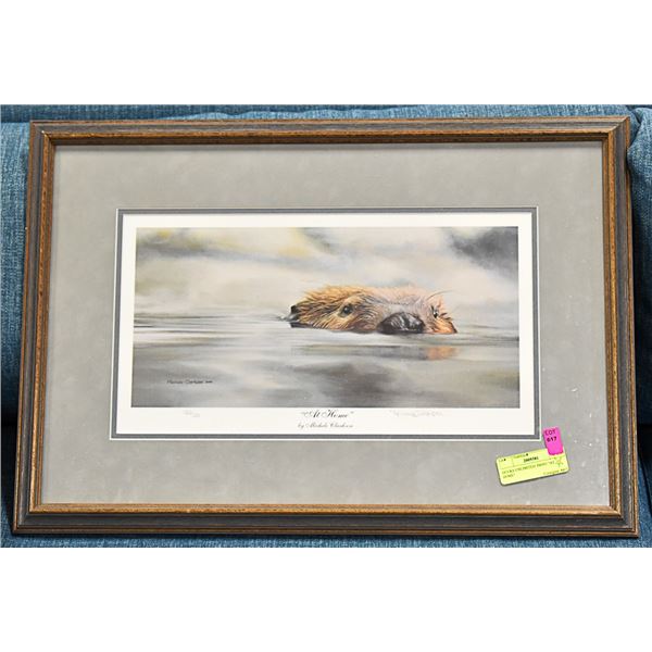 DUCKS UNLIMITED  PRINT "AT HOME" #155/750