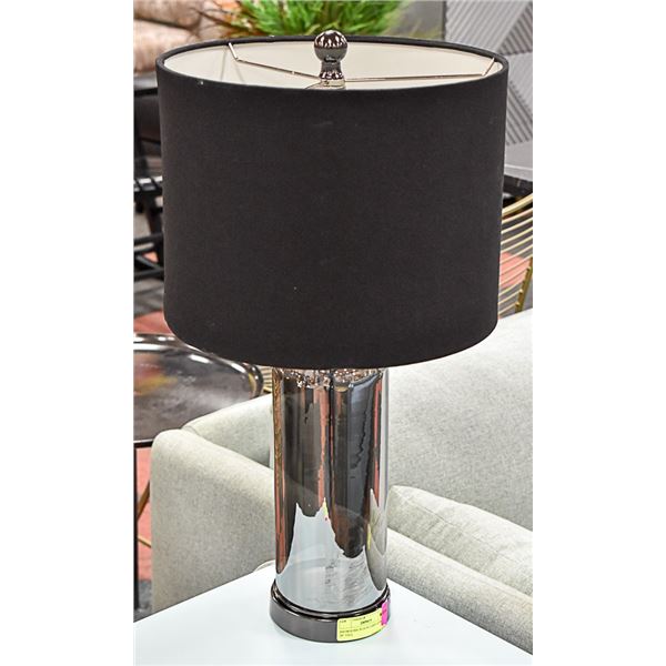 SHOWHOME BLACK LAMP APPROX 24  TALL