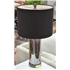 Image 1 : SHOWHOME BLACK LAMP APPROX 24" TALL