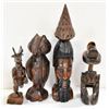 Image 1 : FLAT OF HAND CARVED WOOD ITEMS
