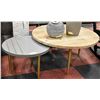 Image 1 : SHOWHOME PAIR OF ROUND COFFEE/END TABLES