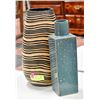 Image 1 : SHOWHOME PAIR OF SHOWHOME VASES W/ INTRICATE DESIGN
