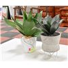 Image 1 : SHOWHOME  PAIR OF TABLE TOP ARTIFICIAL PLANTS