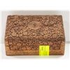 Image 1 : HAND CARVED DETAILED WOOD STASH BOX