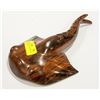 Image 1 : HAND CARVED SMOOTH STINGRAY HEAVY WOOD