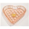 Image 2 : BOHEMIAN COLORED CRYSTAL MINI TRAYS GLASS NIB