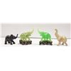 Image 1 : 4 LUCKY ELEPHANT STATUES