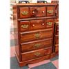 Image 1 : FRENCH COUNTRY / GEORGE III STYLE MAHOGANY HI BOY