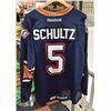 Image 1 : JUSTIN SCHULTZ AUTOGRAPHED OILERS BARONS JERSEY