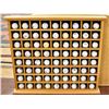 Image 1 : TWO WOODEN DISPLAYS WITH GOLF BALLS