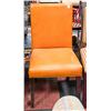 Image 1 : BURNT ORANGE COLOURED DINING CHAIR.MADE IN ALBERTA