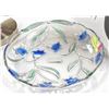 MIKASA BLUEBELL DESIGN CRYSTAL SERVING PLATTER