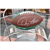 Image 1 : AUTOGRAPHED DOUG FLUTIE CFL FOOTBALL WITH STAND