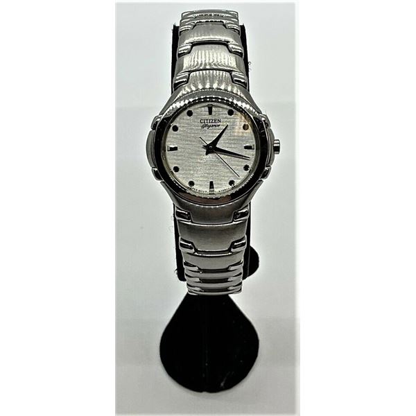 LADIES CITIZEN ELEGANCE ST STEEL WATCH SILVER DIAL