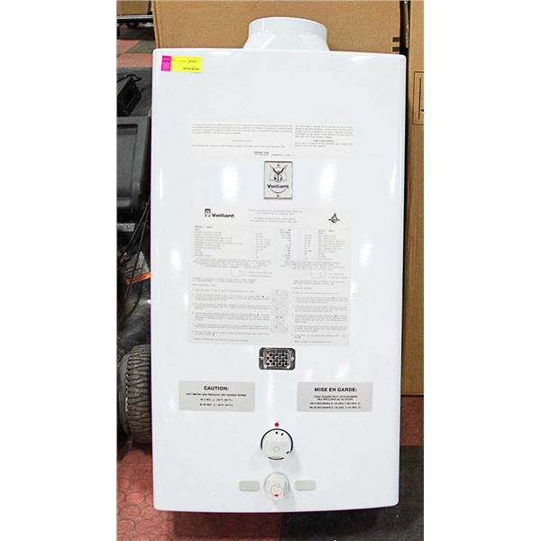 NEW IN BOX VAILANT GAS HOT WATER ON DEMAND MACHINE