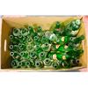 Image 1 : 32 VINTAGE GREEN POP BOTTLES