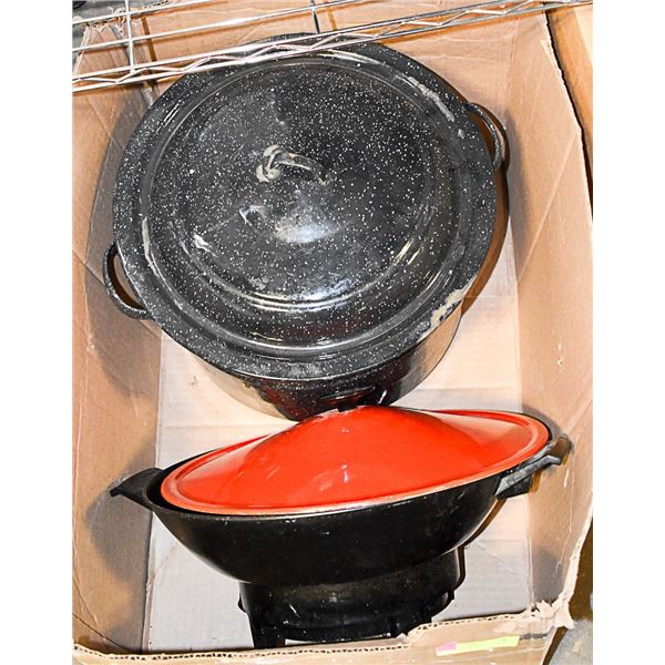 ELECTRIC WOK STRAINER POT AND CANNER