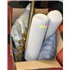 Image 1 : LARGE MOVING BOX OF SHOW HOME DECOR & BEDDING