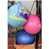 Image 1 : EXERSISE BALL WITH 2 KIDS EXESIZE BALLS
