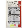 Image 1 : FOSTER GRANT READING GLASSES 3 PACK +3.00