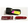 Image 1 : VICTORONIX SWISS ARMY KNIFE IN BOX & LEATHER POUCH