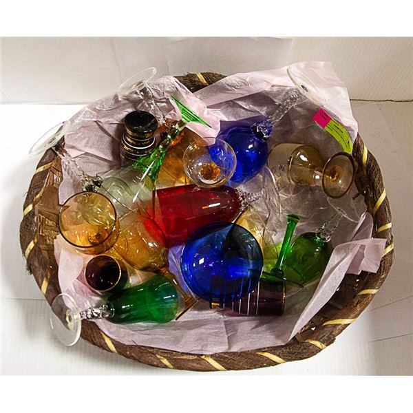 EUROPEAN COLORED WINE FINE THIN GLASSES